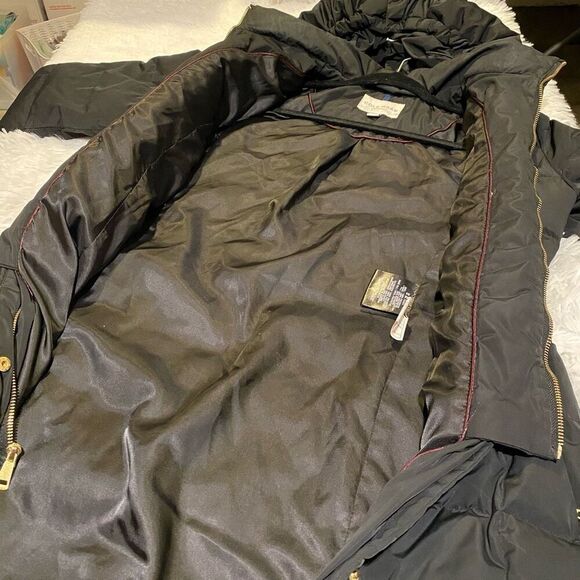 Cole Taffeta Down Winter Snow Coat with Vest and Hood in Black Medium - Picture 4 of 8